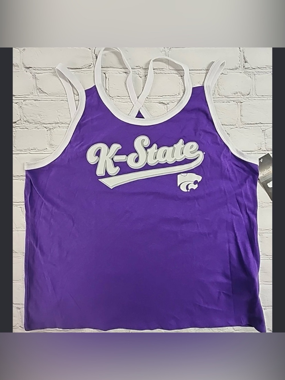 Purple Kansas State Wildcats women's tank top